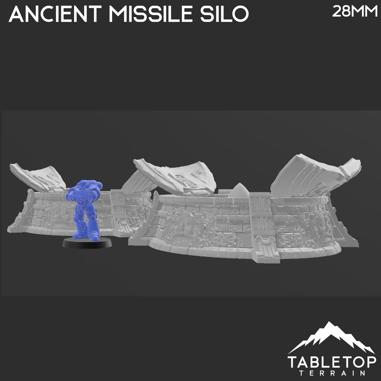 Tabletop Terrain Terrain Ancient Missile Silo - Fantasy Terrain