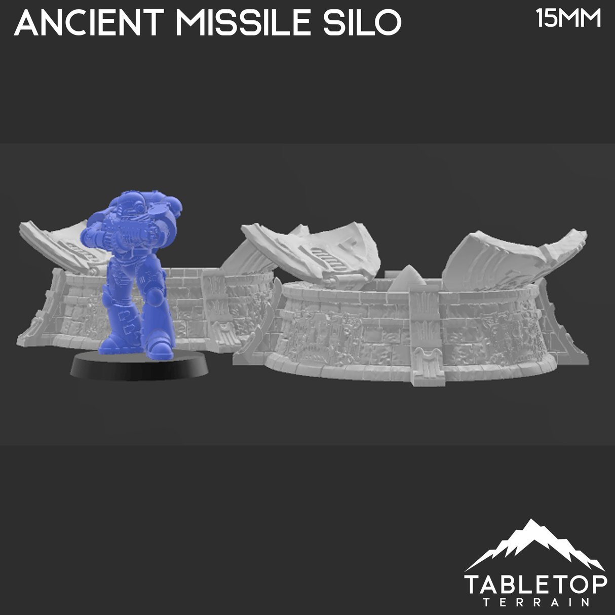 Tabletop Terrain Terrain Ancient Missile Silo - Fantasy Terrain