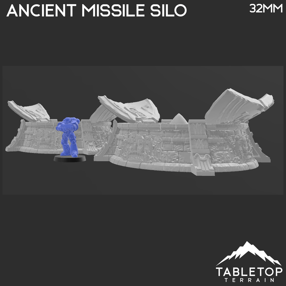 Tabletop Terrain Terrain Ancient Missile Silo - Fantasy Terrain
