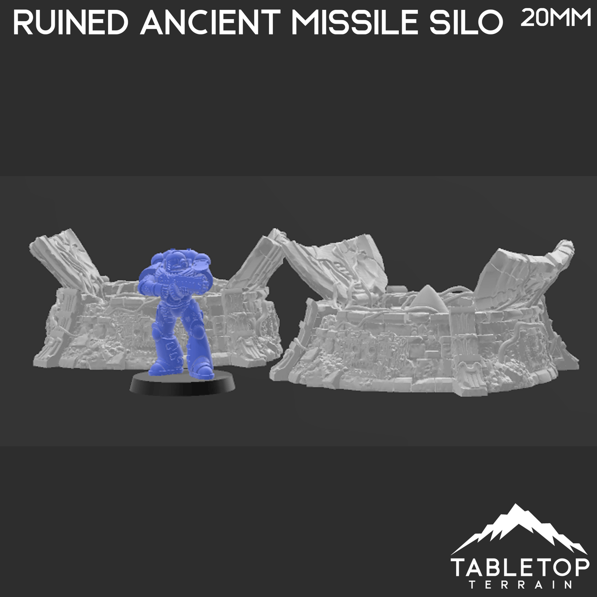 Tabletop Terrain Terrain Ancient Missile Silo - Fantasy Terrain