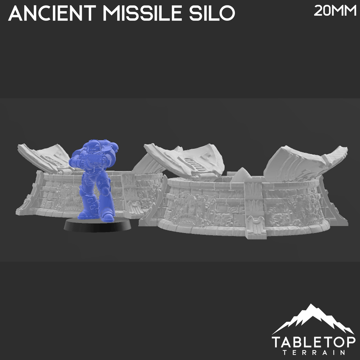 Tabletop Terrain Terrain Ancient Missile Silo - Fantasy Terrain
