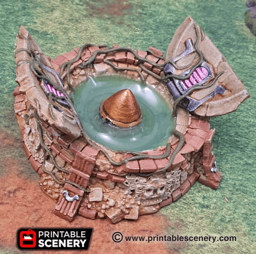 Tabletop Terrain Terrain Ancient Missile Silo - Fantasy Terrain