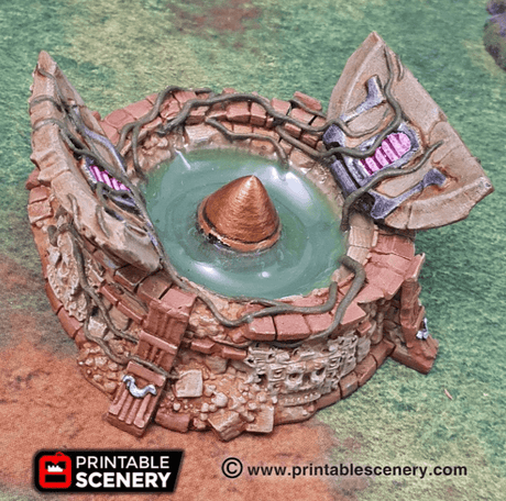 Tabletop Terrain Terrain Ancient Missile Silo - Fantasy Terrain