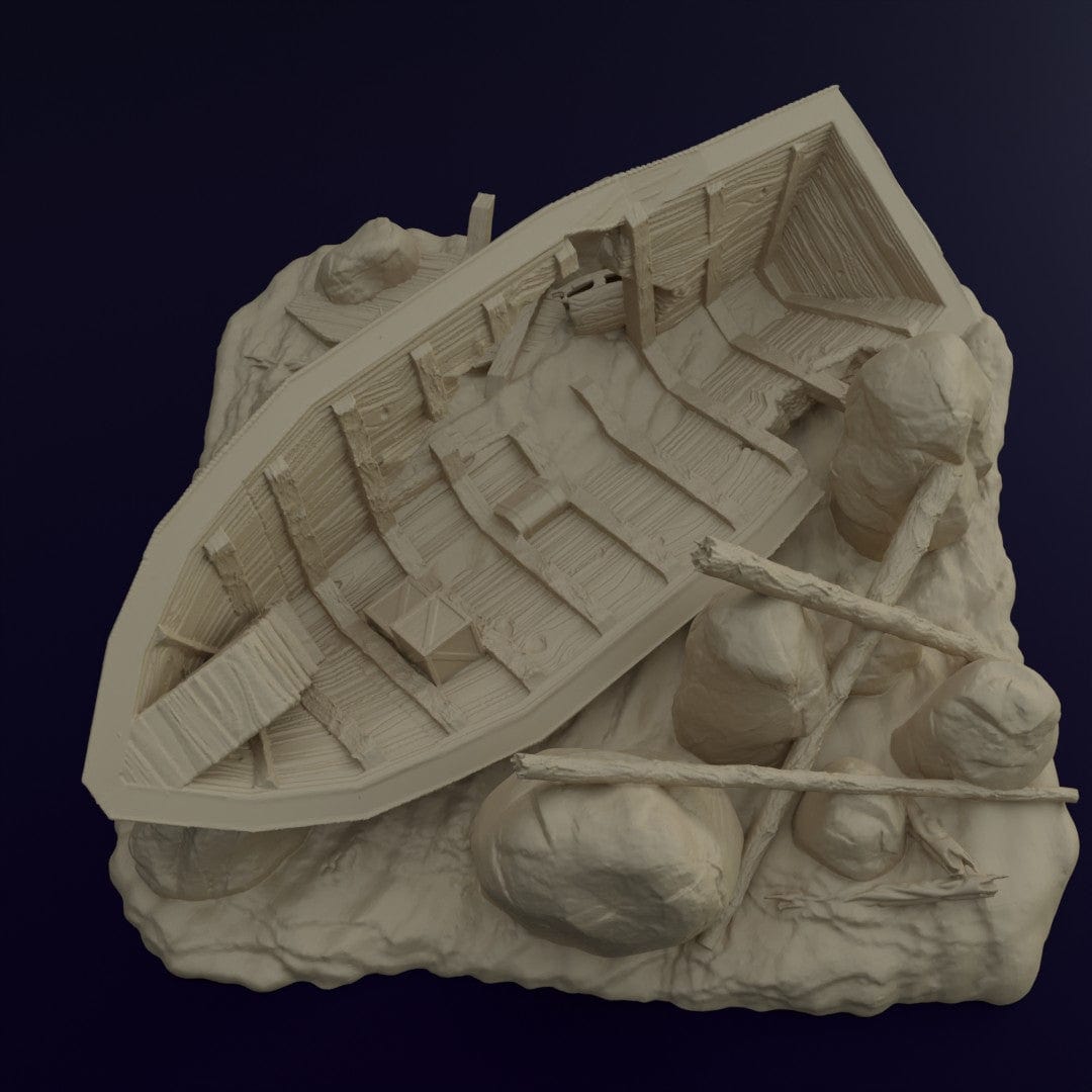 Tabletop Terrain Terrain Ashored Galley