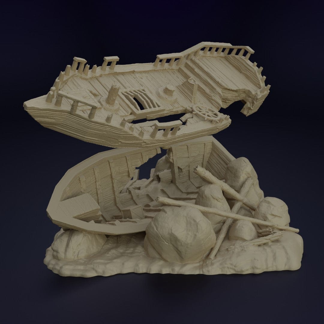 Tabletop Terrain Terrain Ashored Galley
