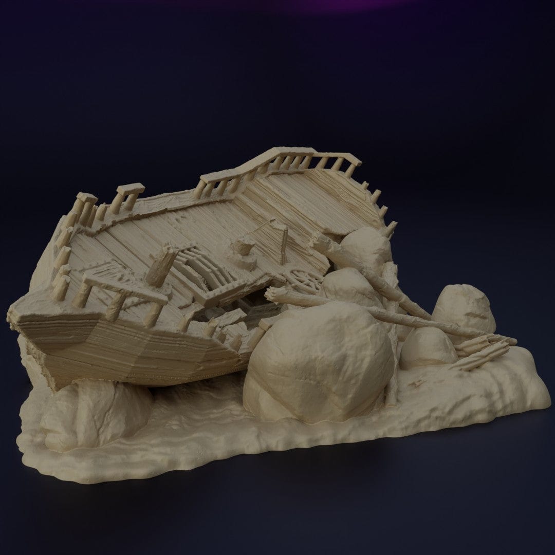 Tabletop Terrain Terrain Ashored Galley