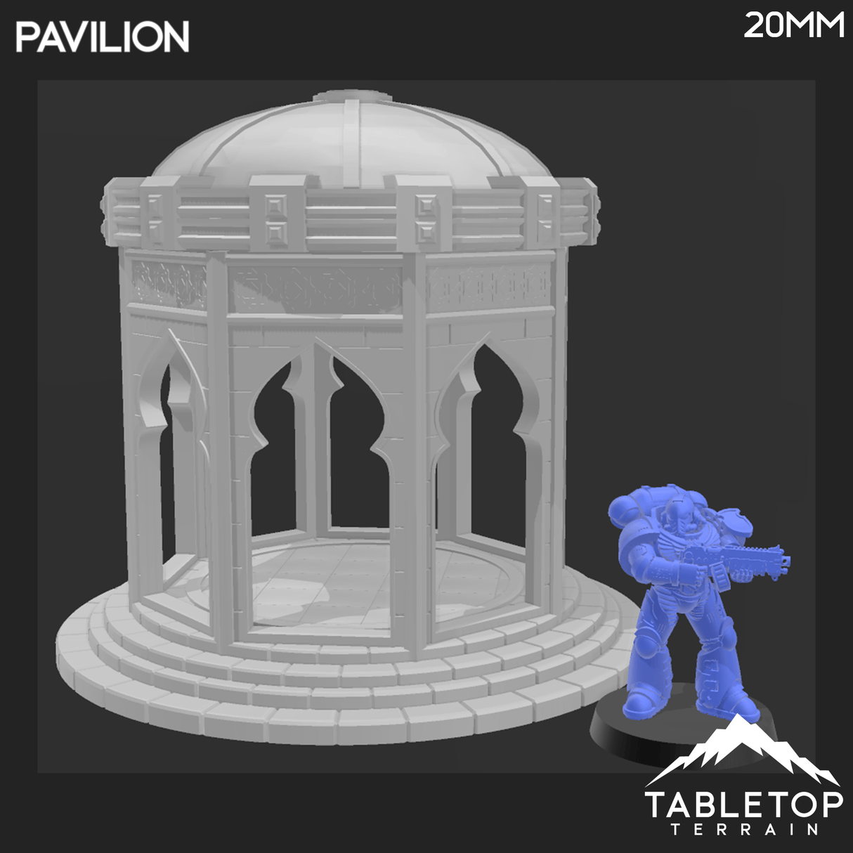 Tabletop Terrain Terrain Atreus Settlement Pavilion - Star Wars Legion Terrain