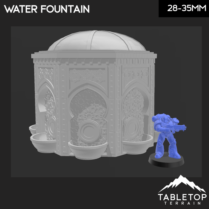 Tabletop Terrain Terrain Atreus Settlement Water Fountain - Star Wars Legion Shatterpoint Terrain