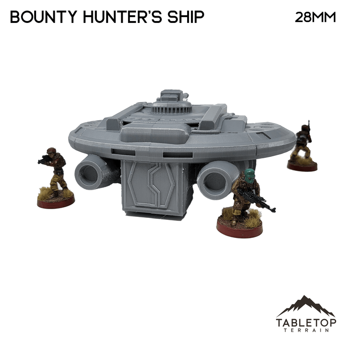 Tabletop Terrain Terrain Bounty Hunter's Ship / Crashed Ship - Star Wars Legion Terrain
