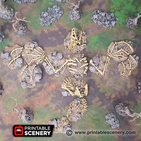 Tabletop Terrain Terrain Dragon's Graveyard - Fantasy Terrain