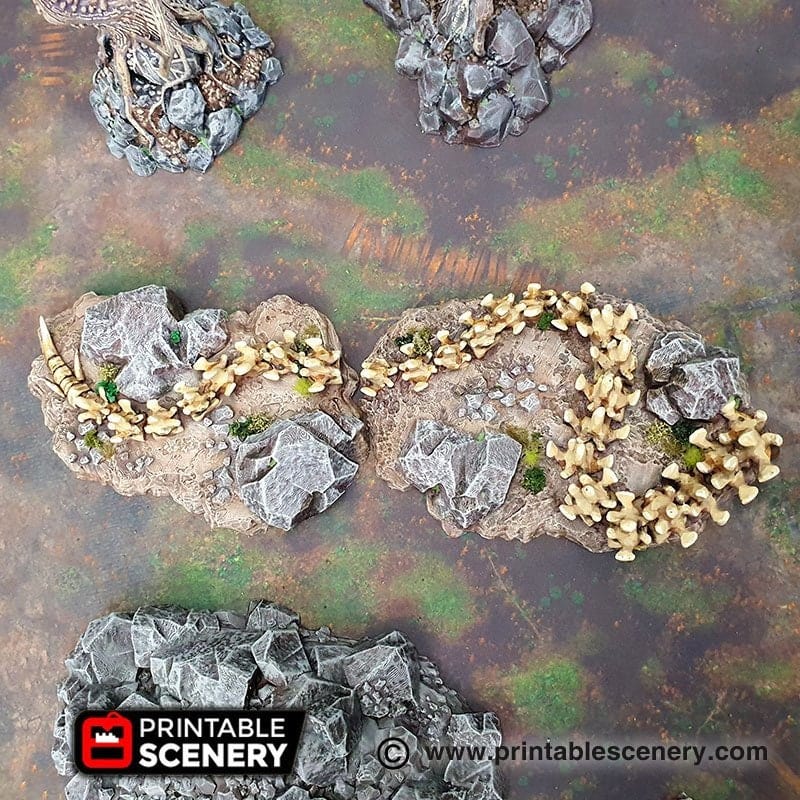 Tabletop Terrain Terrain Dragon's Graveyard - Fantasy Terrain