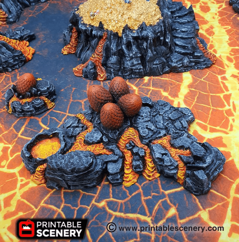 Tabletop Terrain Terrain Dragon's Lair - Fantasy Terrain