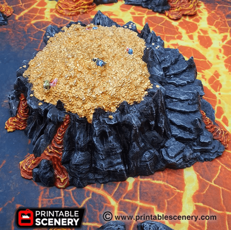 Tabletop Terrain Terrain Dragon's Lair - Fantasy Terrain