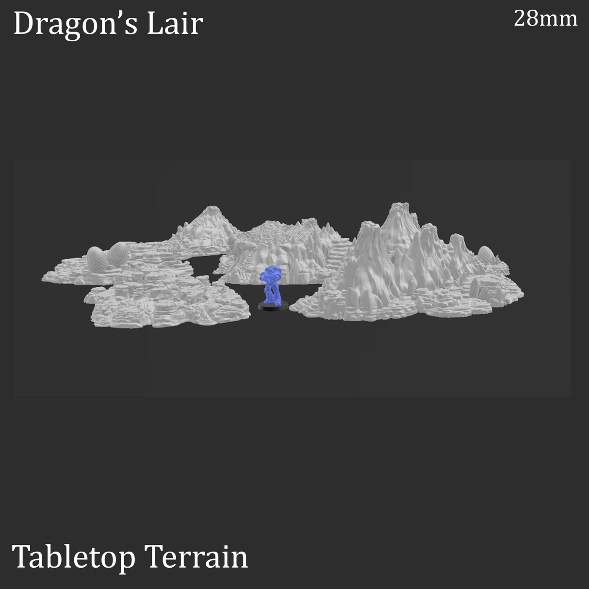 Tabletop Terrain Terrain Dragon's Lair - Fantasy Terrain