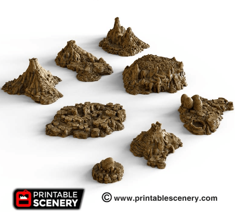 Tabletop Terrain Terrain Dragon's Lair - Fantasy Terrain
