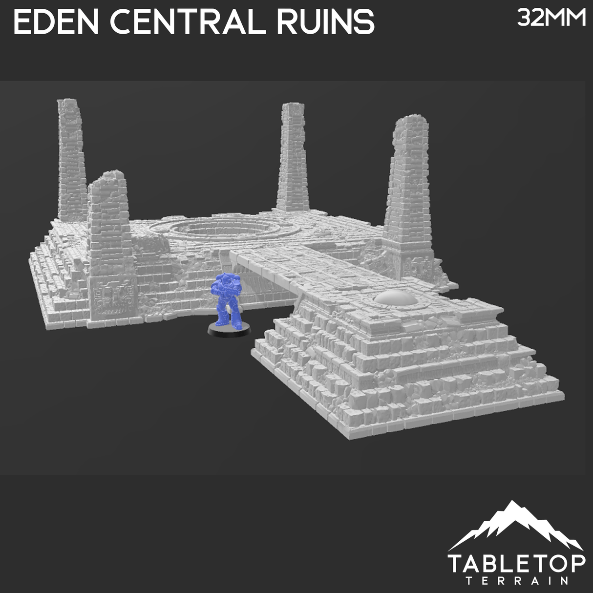 Tabletop Terrain Terrain Eden Central Ruins - Fantasy Terrain