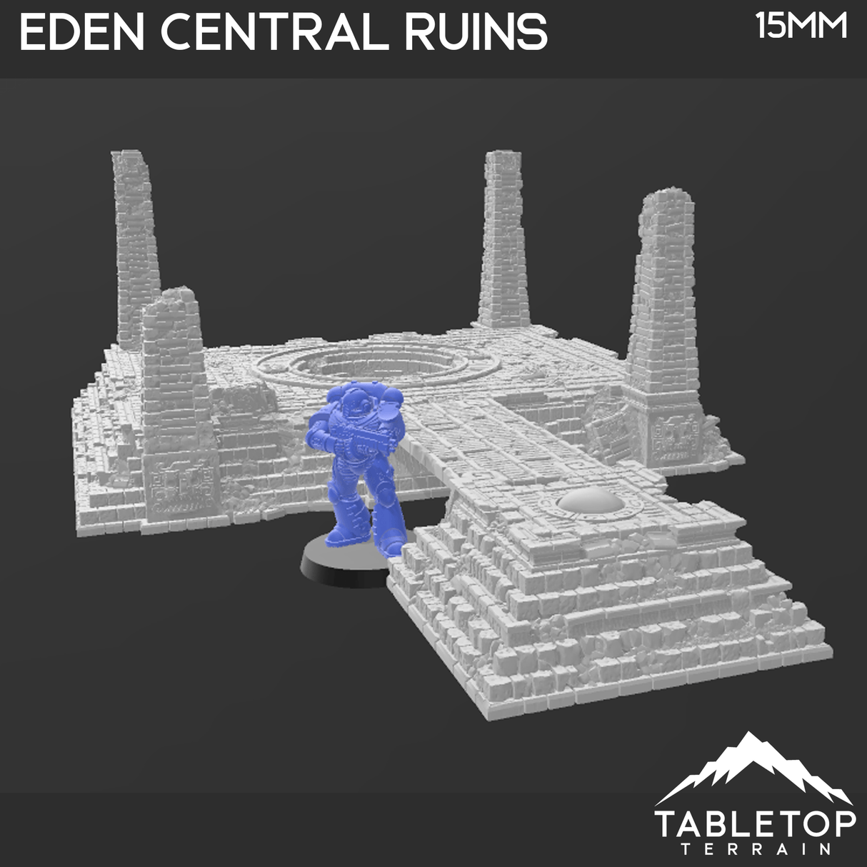 Tabletop Terrain Terrain Eden Central Ruins - Fantasy Terrain