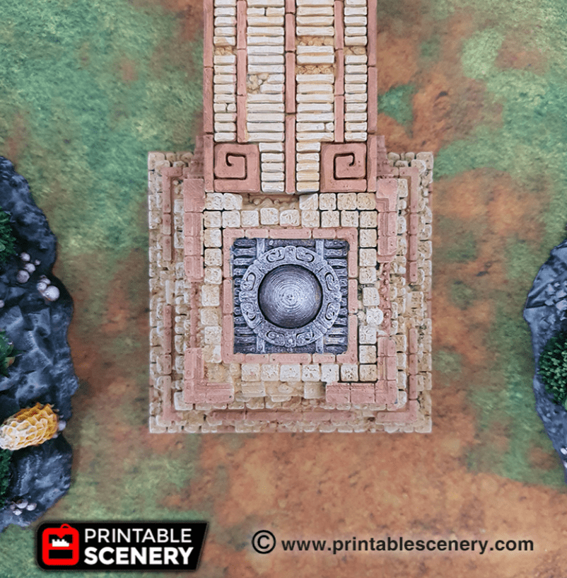 Tabletop Terrain Terrain Eden Central Ruins - Fantasy Terrain