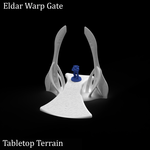Tabletop Terrain Terrain Eldar Warp Gate - 40k Eldar Terrain