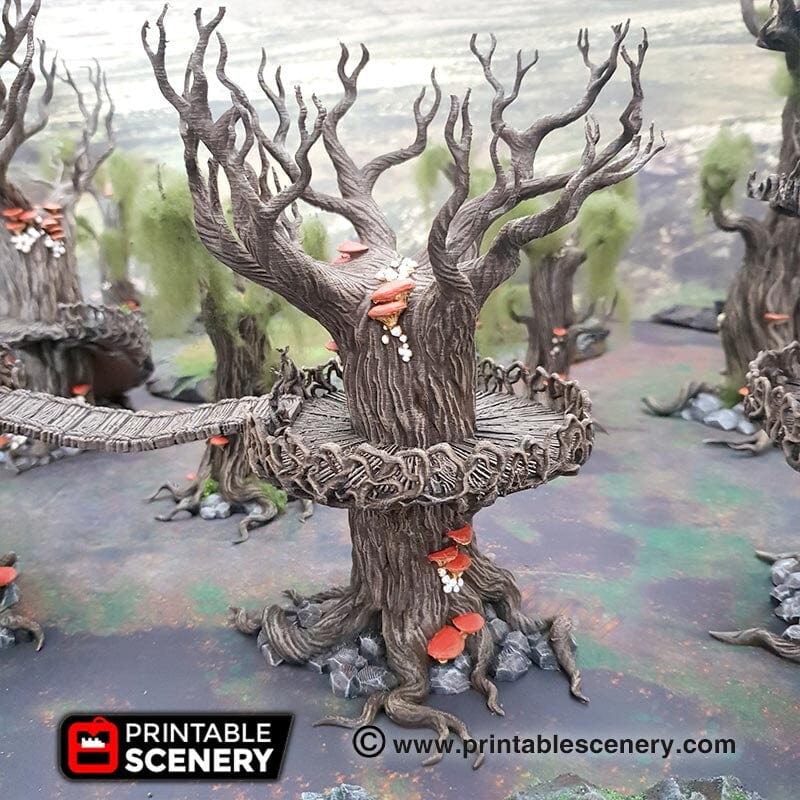 Tabletop Terrain Terrain Elven Walkway - Fantasy Terrain