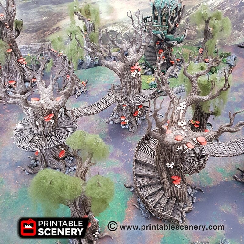 Tabletop Terrain Terrain Elven Walkway - Fantasy Terrain