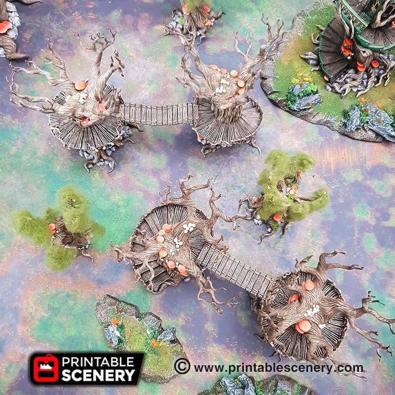 Tabletop Terrain Terrain Elven Walkway - Fantasy Terrain