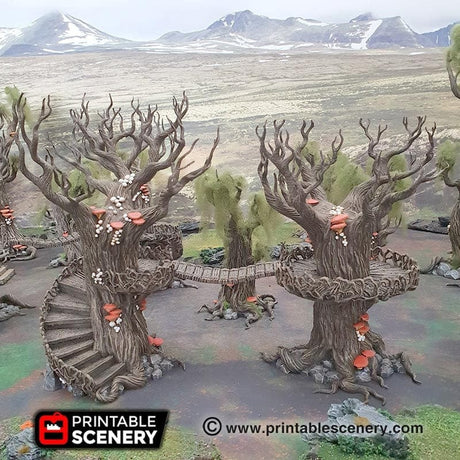 Tabletop Terrain Terrain Elven Walkway - Fantasy Terrain