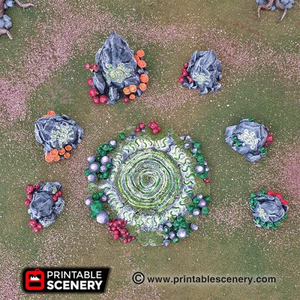 Tabletop Terrain Terrain Faerie Circle - Fantasy Terrain