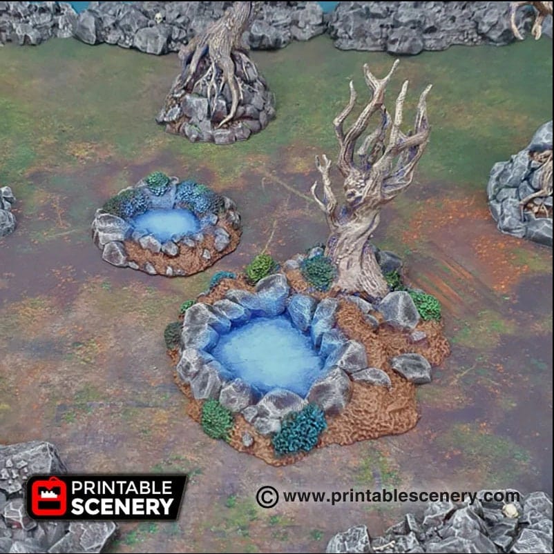 Tabletop Terrain Terrain Fey Marshes - Fantasy Terrain