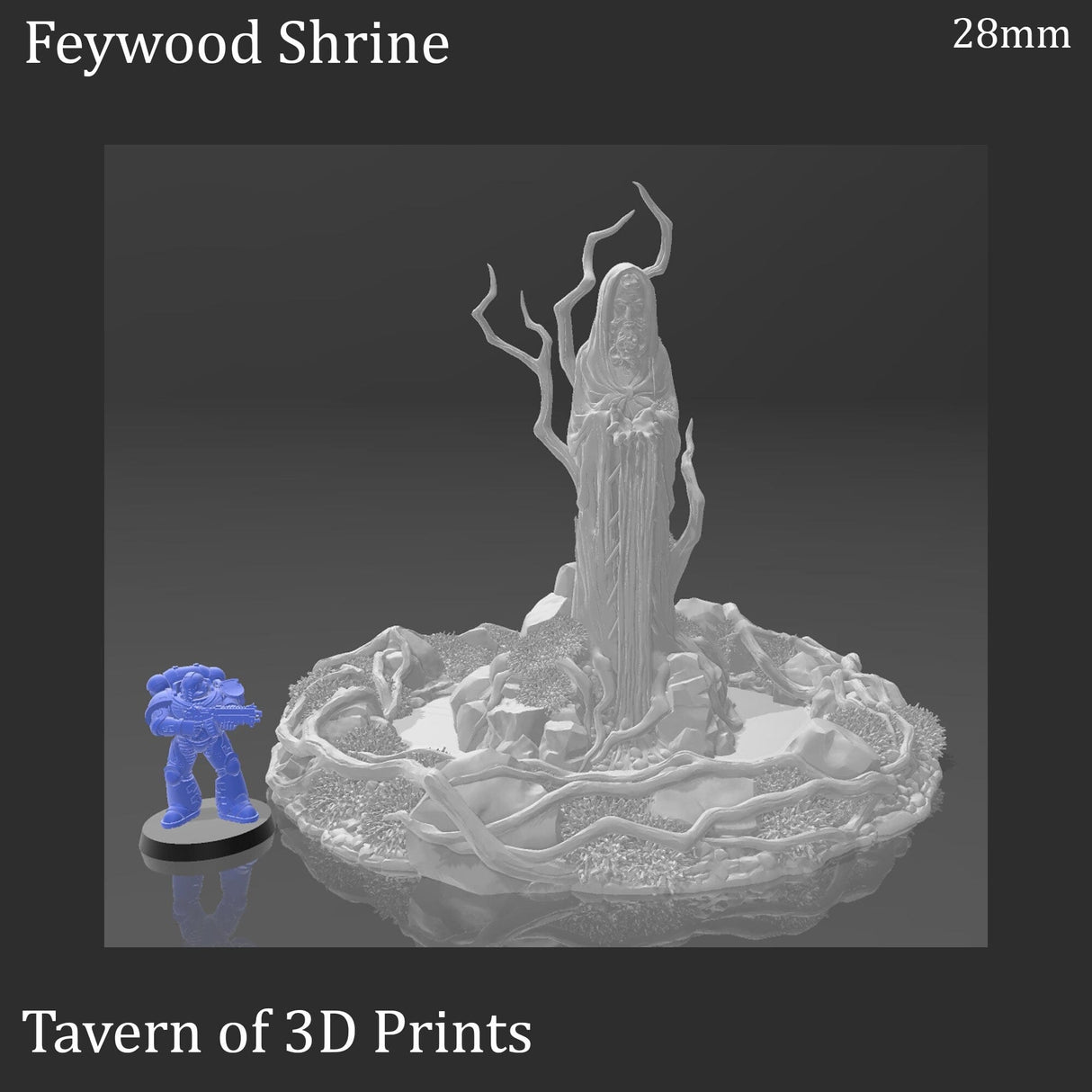 Tabletop Terrain Terrain Feywood Shrine - Fantasy Scatter Terrain