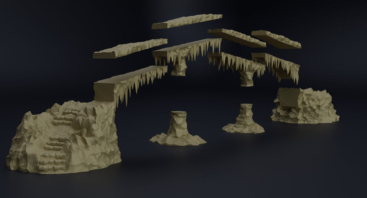 Tabletop Terrain Terrain Frozen Bridge