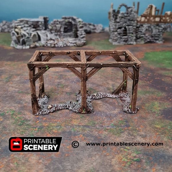 Tabletop Terrain Terrain Gallows Square - Fantasy Terrain