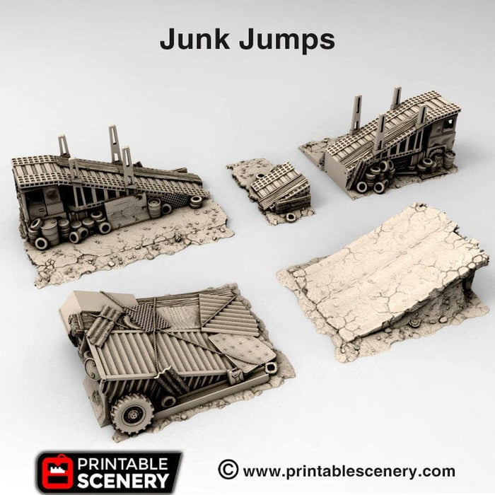 Tabletop Terrain Terrain Junk Jumps - Apocalyptic Terrain