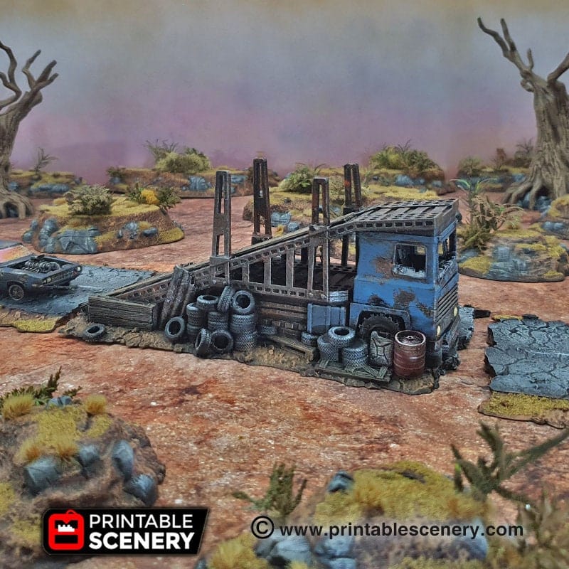 Tabletop Terrain Terrain Junk Jumps - Apocalyptic Terrain
