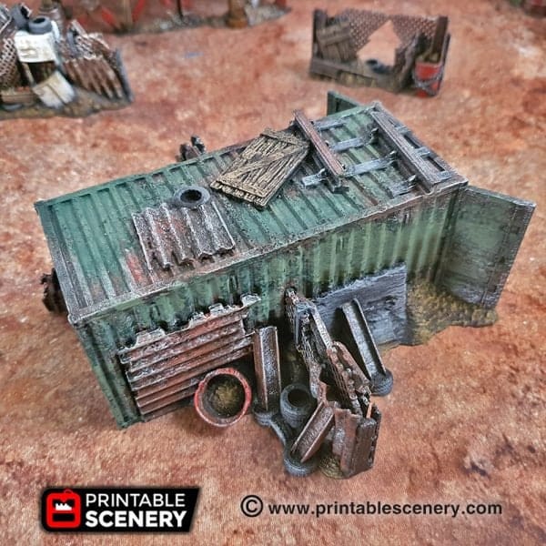 Tabletop Terrain Terrain Junkfort Foot Entrance - Apocalyptic Terrain