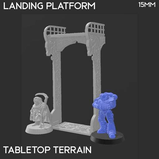 Tabletop Terrain Terrain Landing Platform - Rise of the Halflings - Fantasy Terrain