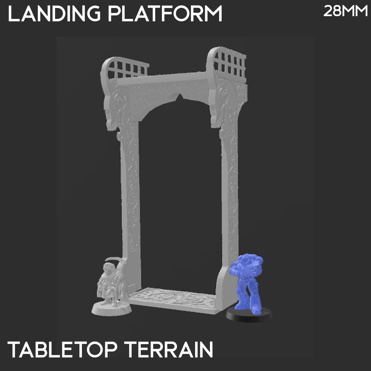 Tabletop Terrain Terrain Landing Platform - Rise of the Halflings - Fantasy Terrain