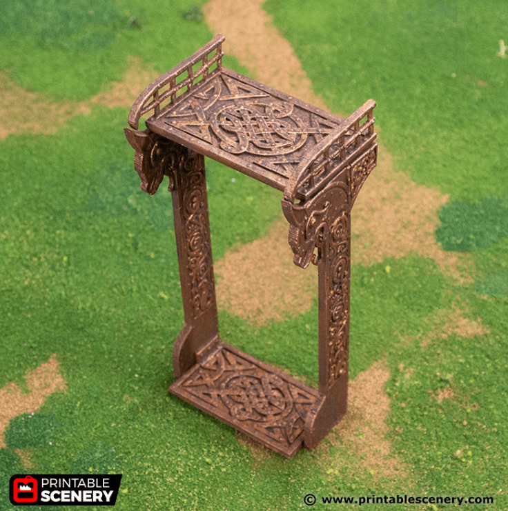 Tabletop Terrain Terrain Landing Platform - Rise of the Halflings - Fantasy Terrain