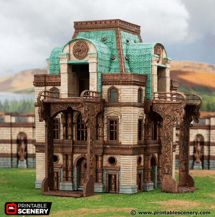 Tabletop Terrain Terrain Landing Platform - Rise of the Halflings - Fantasy Terrain