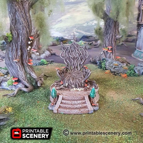Tabletop Terrain Terrain Living Throne - Fantasy Terrain