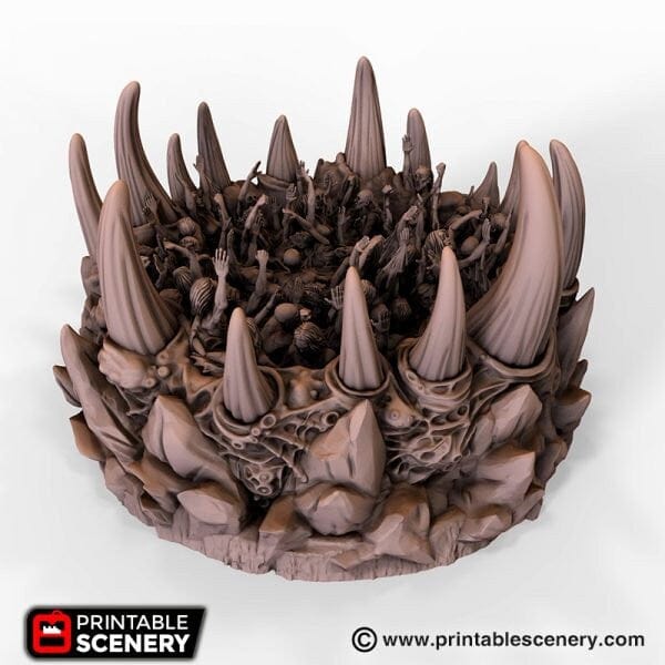Tabletop Terrain Terrain Maw of Despair - Fantasy Demon Terrain