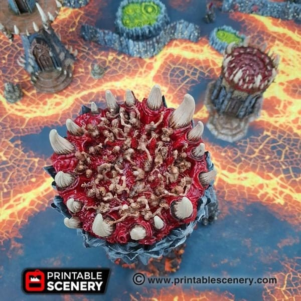 Tabletop Terrain Terrain Maw of Despair - Fantasy Demon Terrain