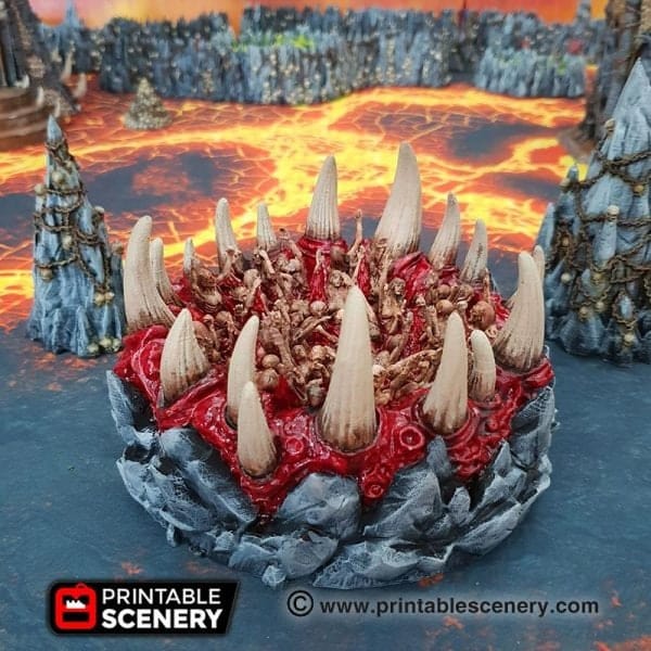 Tabletop Terrain Terrain Maw of Despair - Fantasy Demon Terrain
