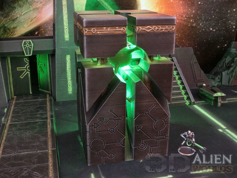 Tabletop Terrain Terrain Necron Energy Monolith - 40k Necron Terrain