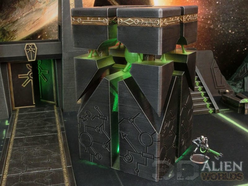 Tabletop Terrain Terrain Necron Energy Monolith - 40k Necron Terrain