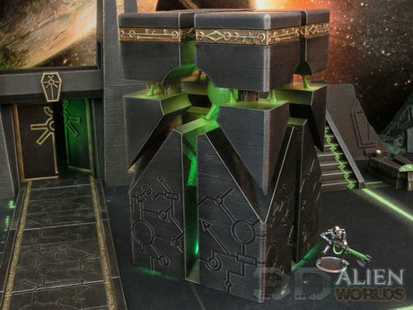 Tabletop Terrain Terrain Necron Energy Monolith - 40k Necron Terrain