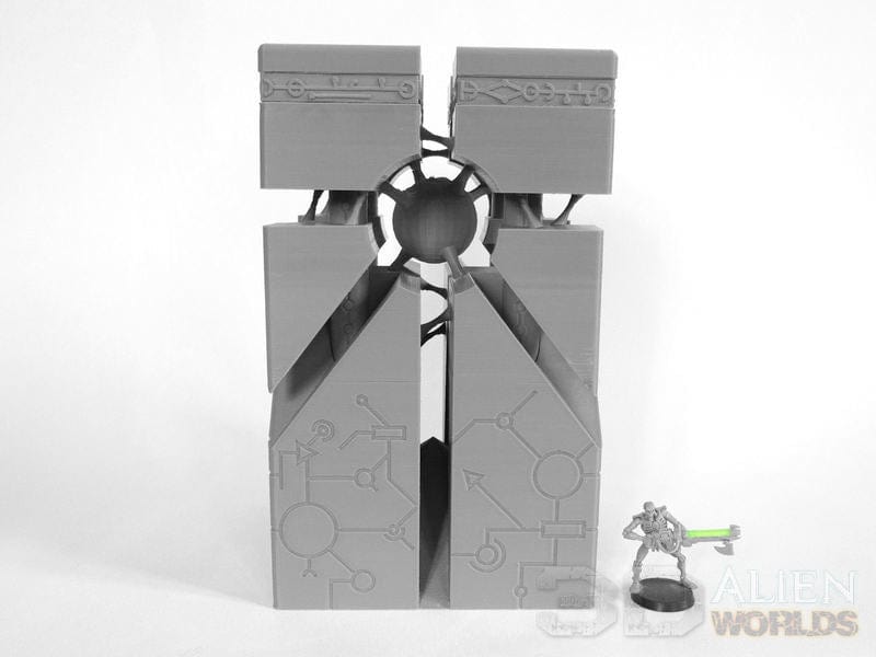Tabletop Terrain Terrain Necron Energy Monolith - 40k Necron Terrain