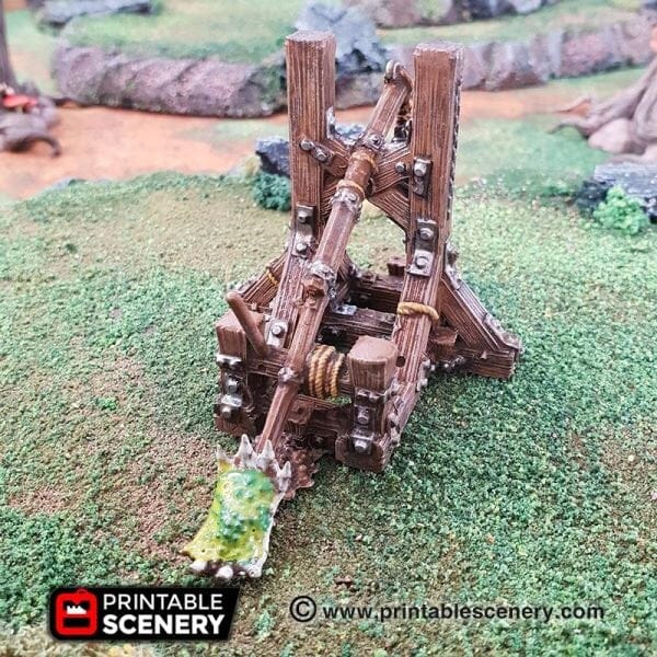 Tabletop Terrain Terrain Plague Thrower Catapult - Siege Equipment