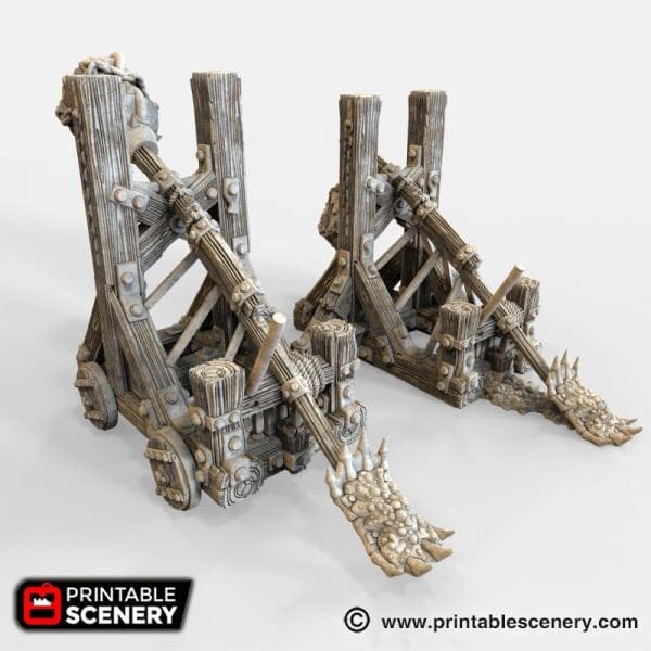 Tabletop Terrain Terrain Plague Thrower Catapult - Siege Equipment