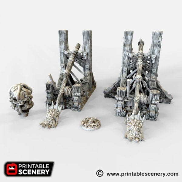 Tabletop Terrain Terrain Plague Thrower Catapult - Siege Equipment